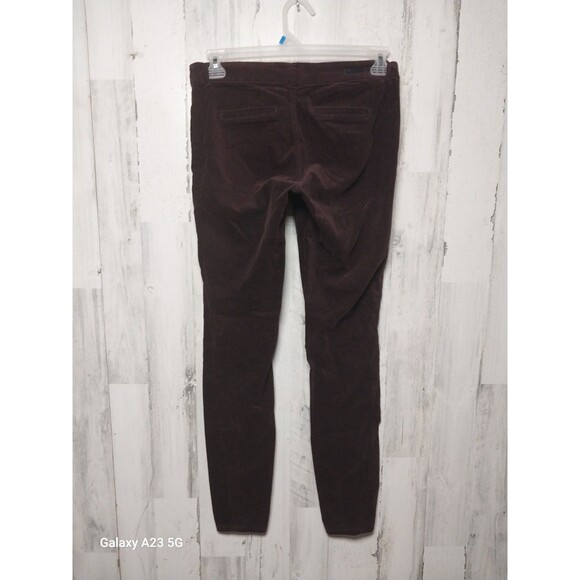 Kut from the Kloth Trouser Skinny Pants Womens Plum Purple Velvet Size 6 - Picture 2 of 7